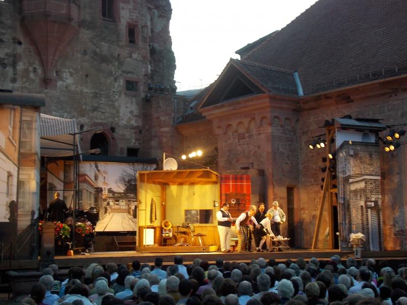 My deutsche Fair Lady in Heidelberg Schloss