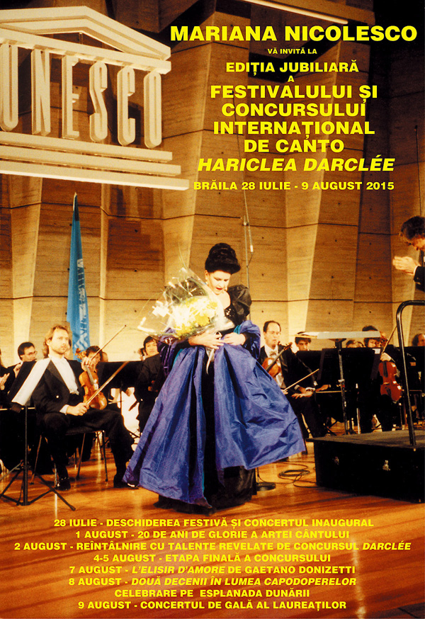 Festivalul Hariclea Darclée 2015 s-a încheiat