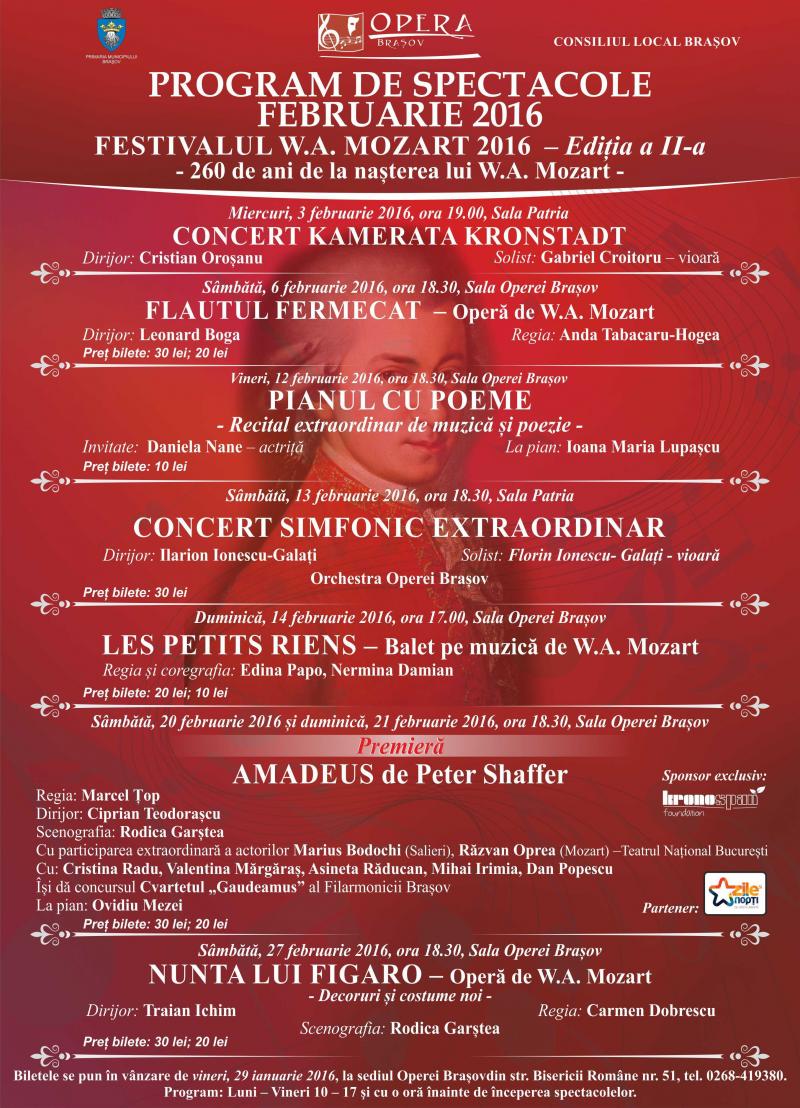 Program februarie 2016
