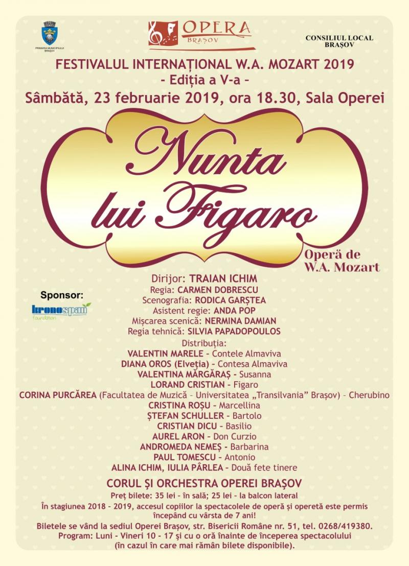 "Nunta lui Figaro" la Brasov