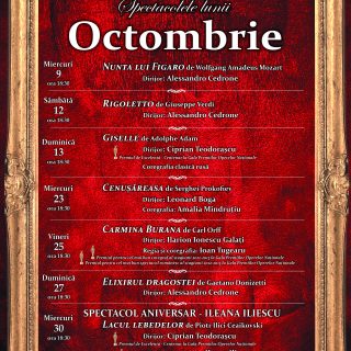 Program octombrie 2019