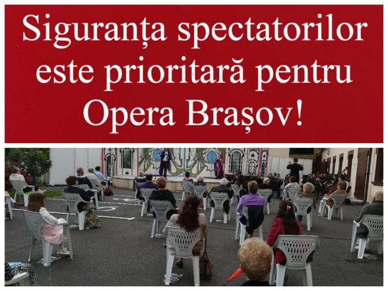 Opera Brașov vă invită să luați parte la evenimente, în condiții de maximă siguranță!