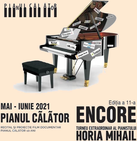 ”Pianul Călător” poposește mâine la Caracal