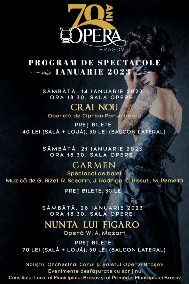 Opera Brașov a vândut toate biletele lunii ianuarie într-o singură zi!