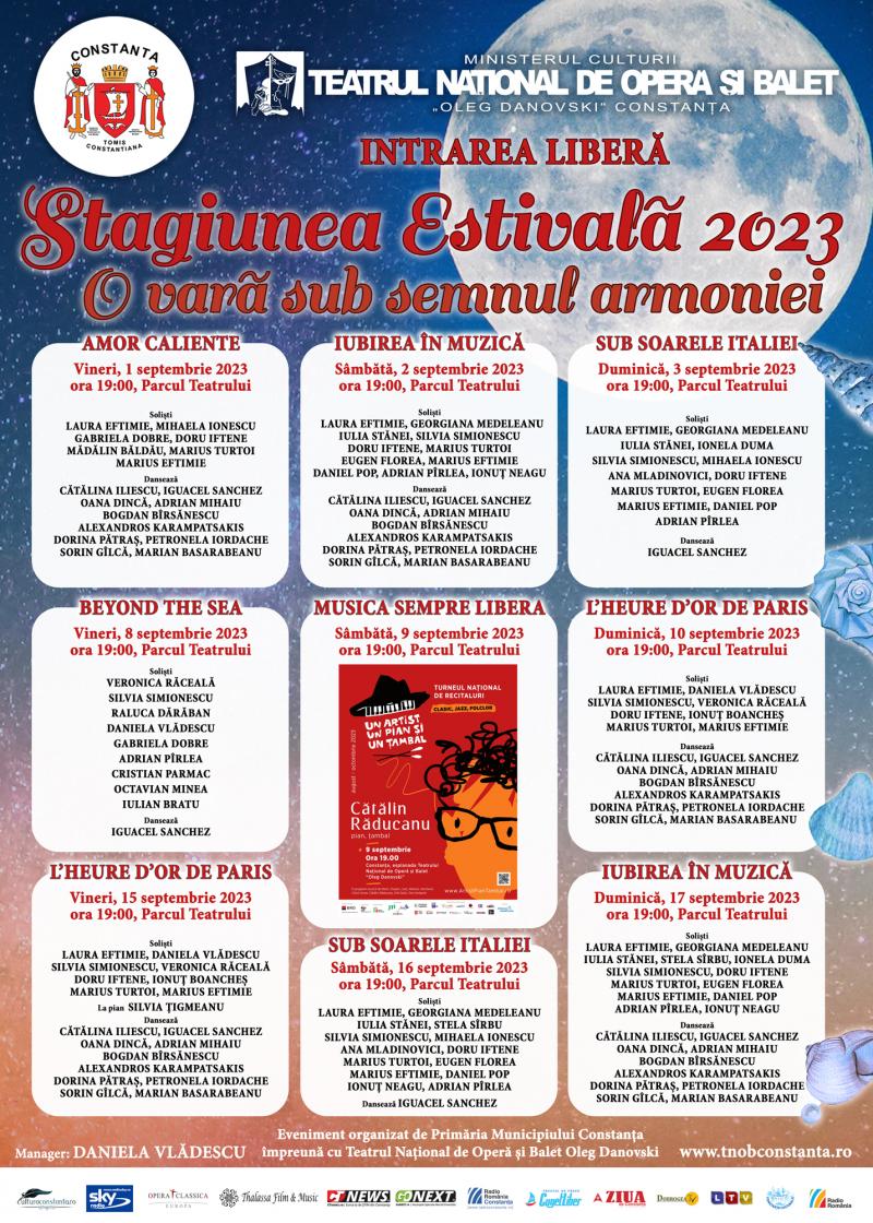 Program Constanța, 1-17 septembrie 2023