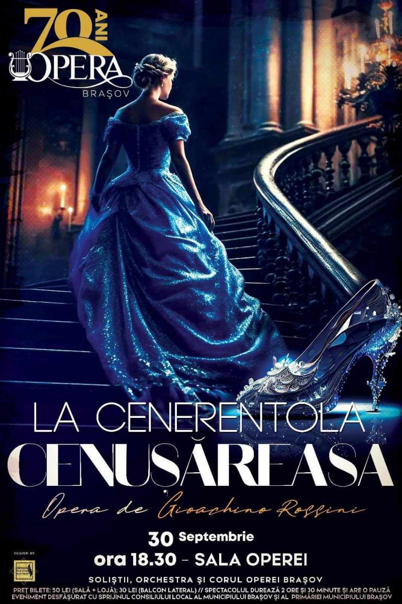 „La Cenerentola” încheie luna septembrie, la Opera Brașov