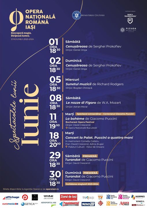 Turandot, o nouă premieră la Opera Iași