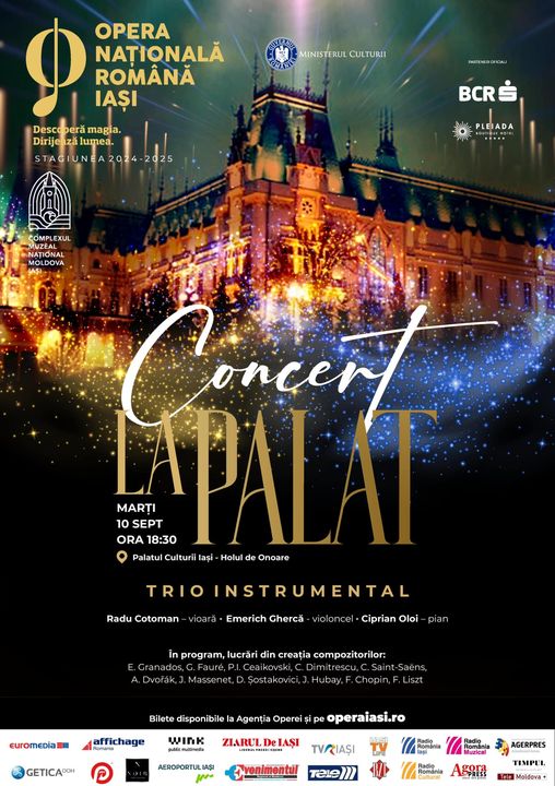 Concert al Operei Iași la Palatul Culturii
