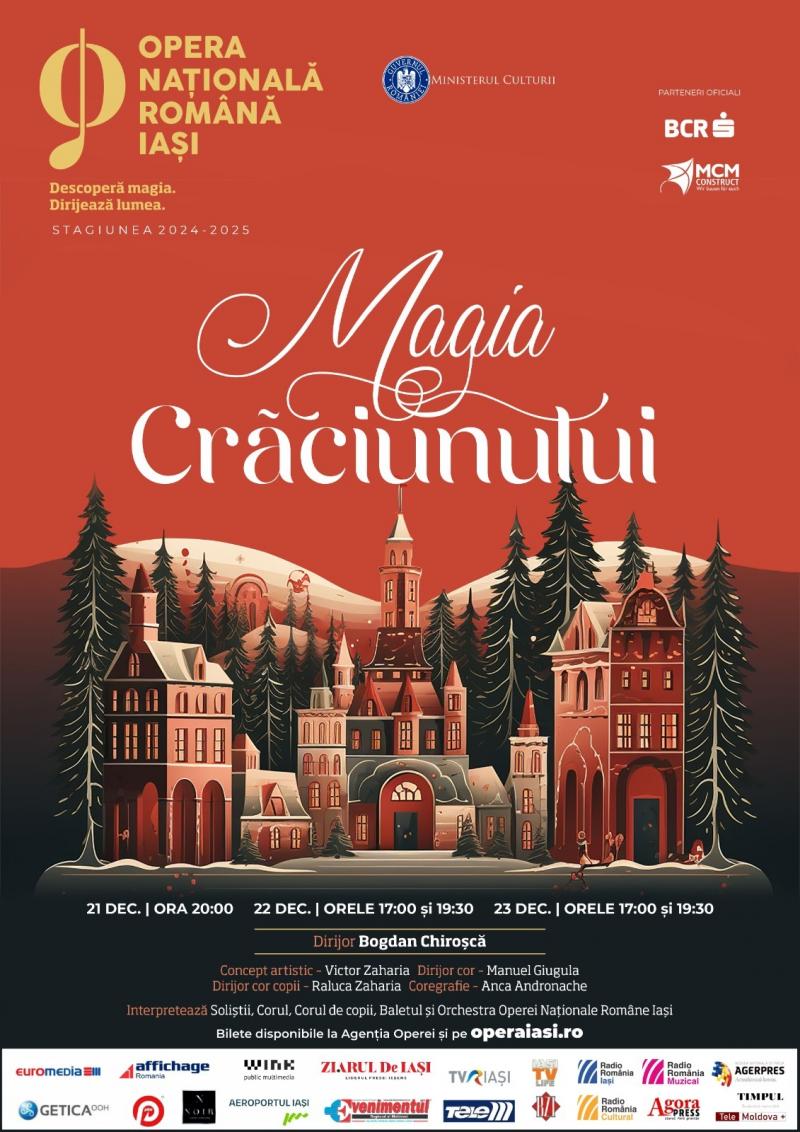 Gale de Crăciun la Operă. Toate cele cinci spectacole se joacă cu casa închisă!