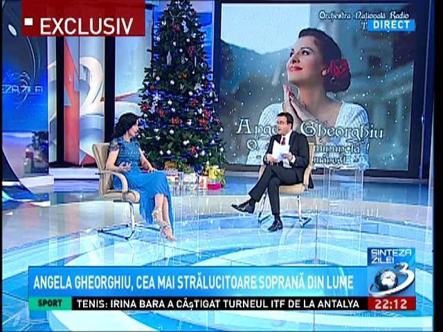 Angela Gheorghiu este invitata la Sinteza Zilei