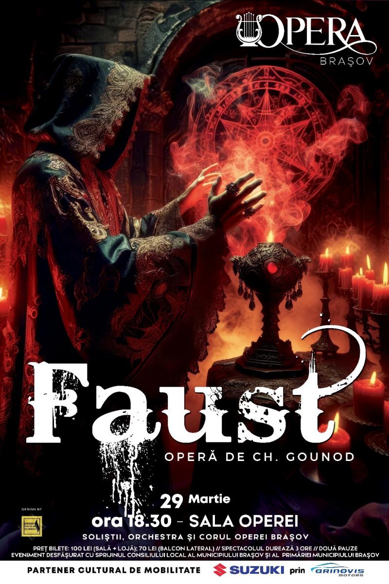 „Faust” încheie luna martie, la Opera Brașov
