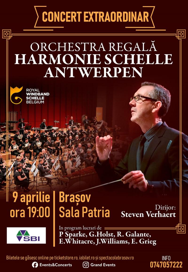 Orchestra Regală Harmonie Schelle vine la Brașov