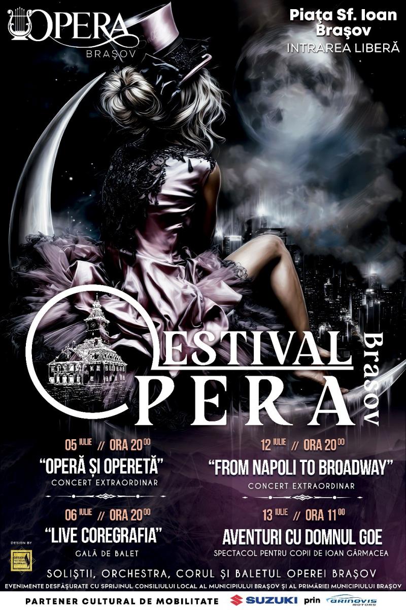 Începe stagiunea estivală a Operei Brașov