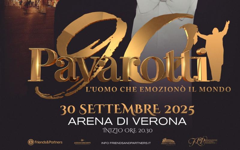 Gala “Pavarotti 90” la Arena di Verona