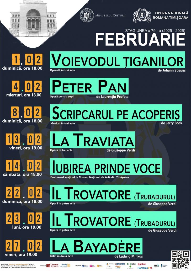 Program februarie 2026