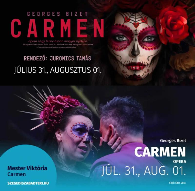 Carmen Mester la Szeged în mijlocul verii