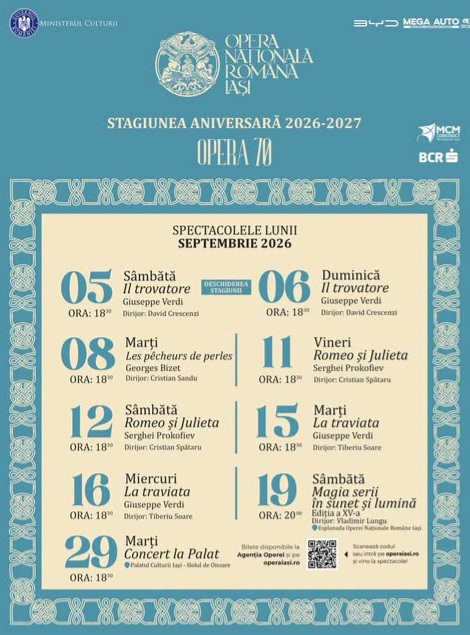 Program septembrie 2026