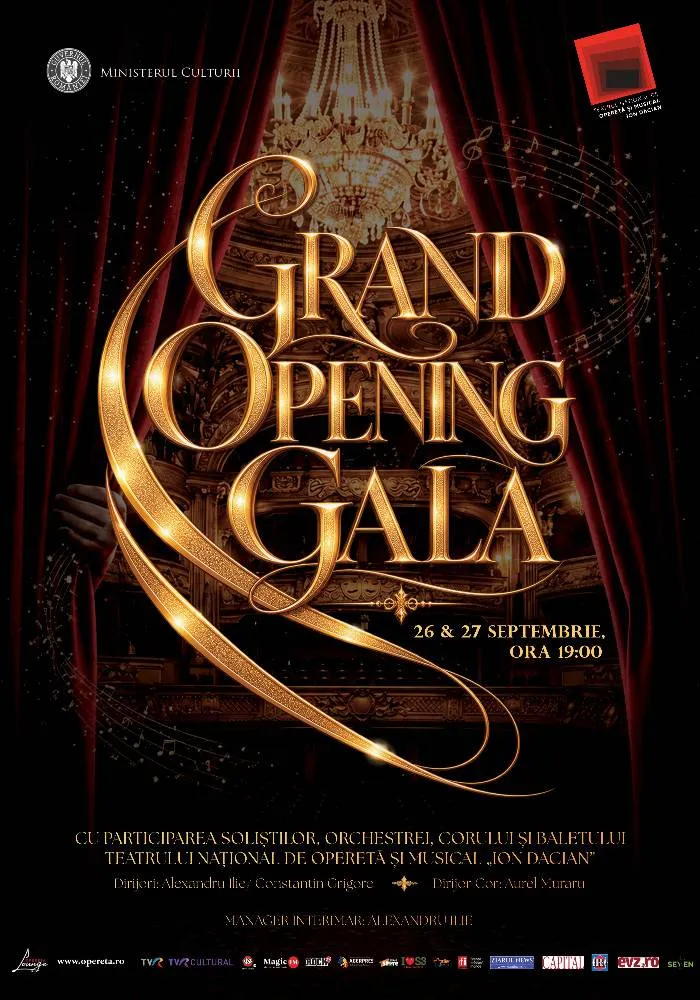Opereta a anunțat spectacolul de deschidere al stagiunii