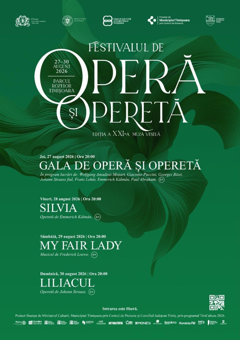 Festivalul de Operă și Operetă, ediția 2026