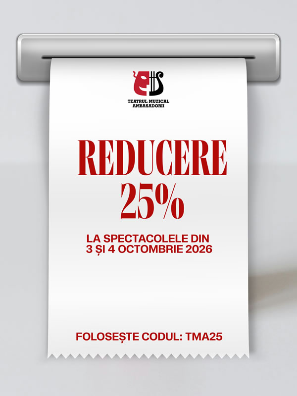 Weekendul următor este SPECIAL! Reduceri la spectacolele TMA