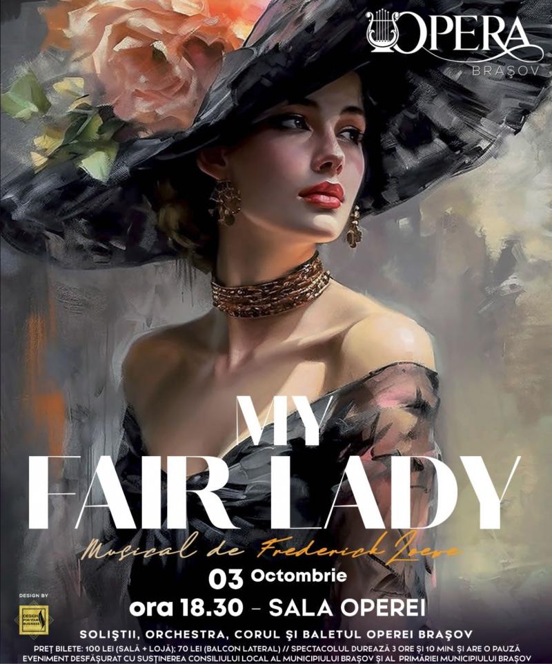 Musicalul „My Fair Lady” revine pe scena Operei Brașov