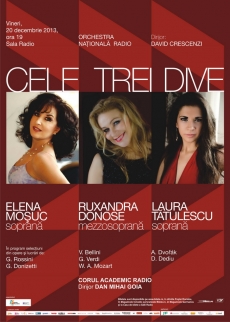 Elena Moşuc, Laura Tătulescu şi Ruxandra Donose - la Bucuresti