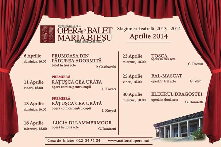Program aprilie 2014